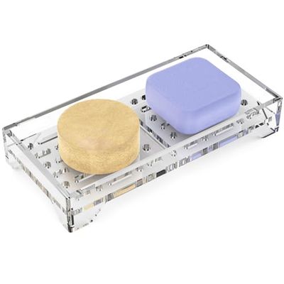 NiHome Porte-Savon en Acrylique (Transparent)
