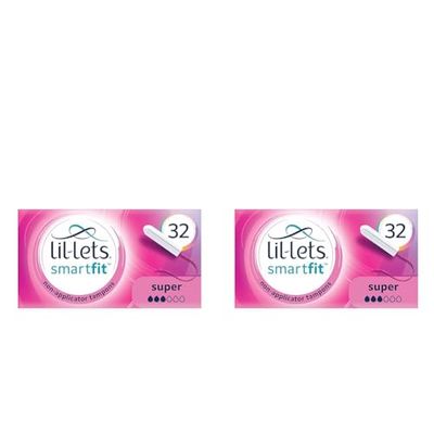 Lil-Lets Smartfit Tampons, 32 Each (Pack of 2)