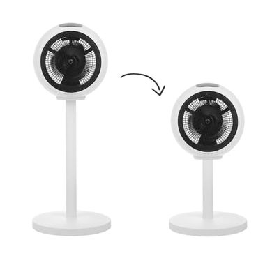 Generico Aria di casa Digitale ventilatorkachel, 2-in-1, met bodem en tafel, wit