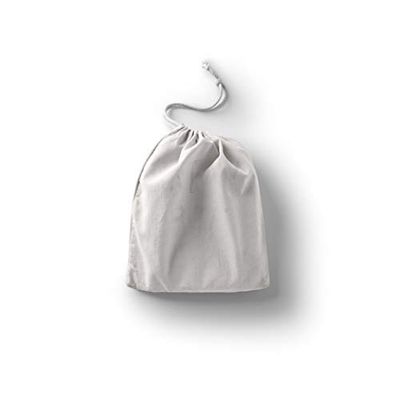 Bonamaison Impreso Algodón Bolsas con Cordón, Bolsa con Cordel para el Hogar y el Almacenamiento de Verduras, Bolso de Compras, Plegable, Ecologica, Reutilizables, Tamaño: 20x30 Cm