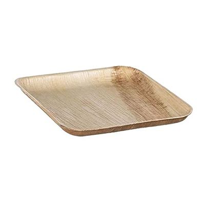 Tessera Bio Products QPF20 palmblad vierkante plaat, 20 cm lengte, 20 cm breedte, 25 stuks