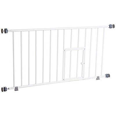 Carlson Mini Adjustable 73cm to 96cm Pet Gate, Pressure Mount with 15cm Extension Kit
