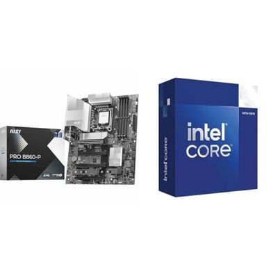 MSI PRO B860-P - Scheda madre ATX + Intel Core i5-14400 Processore per sistemi desktop 14400 10 core