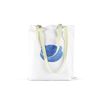 Bonamaison, Bolso De Mano Impreso, Bolso de la Compra Reutilizable, Bolso De Compras, Lavable a Máquina, Ecológico, Plegable, Bolso de Tela de Lona con Asas, 34X40 Cm - Diseñado y Fabricado en Turquía