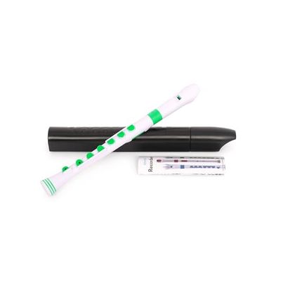 Nuvo N320RDWGN Grabadora Plus con borde verde, blanco