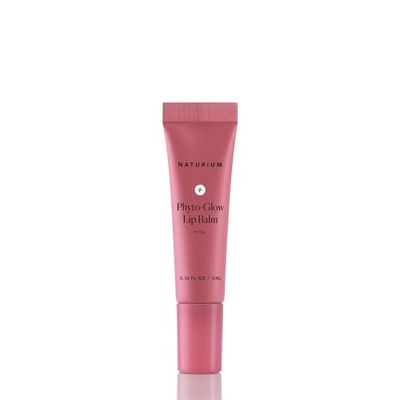 Naturium Phyto-Glow Lip Balm | With Shea Butter & Squalane, Sheer Tinted Colour | 10 ml, Petal