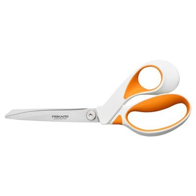 Fiskars kleermakersschaar, lengte: 23 cm, roestvrijstalen blad/kunststof handgrepen, oranje, RazorEdge, 1070079