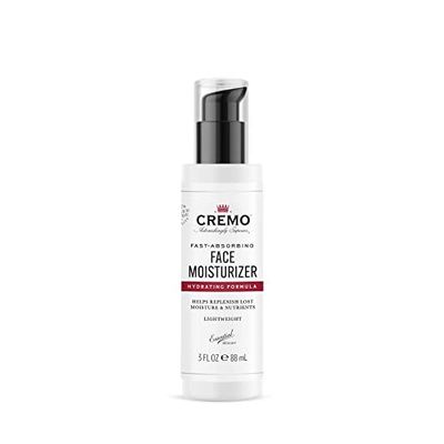 CREMO - Idratante viso per uomo | Crema viso idratante leggera | 88ml