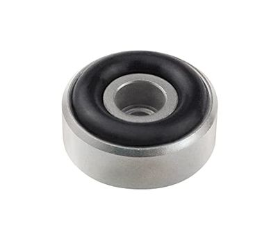 Dynavox Pernas de alumínio mini, conjunto de 4 unidades, com amortecedores de borracha, máx. 10 kg por perna, ideais para dispositivos HiFi e equipamentos de áudio, prateado