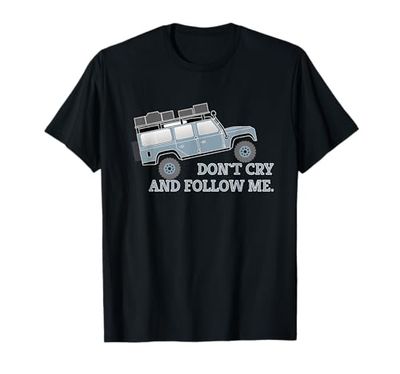 Defender - Tienda de campaña para techo (4 x 4 cm), diseño de vehículo de viaje Camiseta