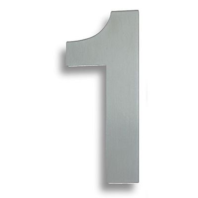 Carlisle Brass NUM10171BSS Numerals & Letters, Bright Stainless Steel