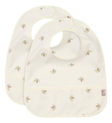 Jollein Waterproof Slabber 029-864-67024, set van 2 rozenbottels