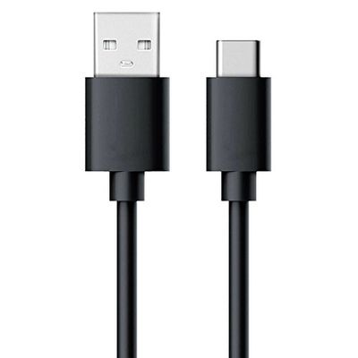 REALPOWER Cable DE CARGA/DATOS USB-C 0,6 M Negro