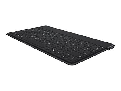 Logitech Keys-To-Go Clavier sans Fil, Clavier QWERTY Scandinave - Noir