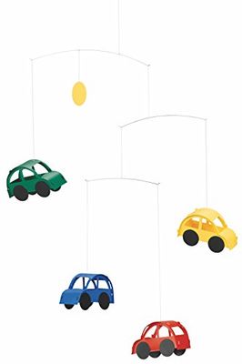 Flensted bilmobil, stål, flerfärgad, 50 x 38 cm