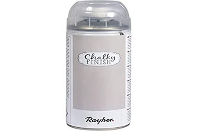 Rayher 34371807 Peinture effet craie « Chalky Finish » aérosol, topaze clair ultra mat, 1 pce., 400ml, sol. aqueuse, surfaces multiples, arts créatifs, meubles, vintage