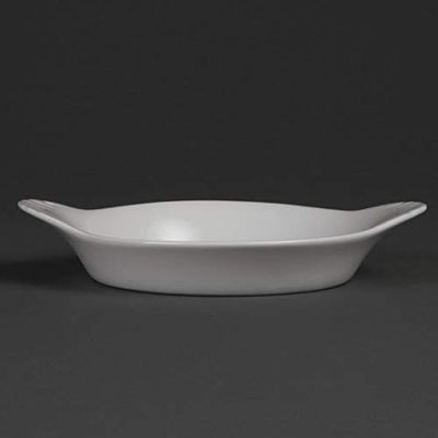 Olympia Whiteware Lot de 6 assiettes rondes en porcelaine 192 x 151 mm
