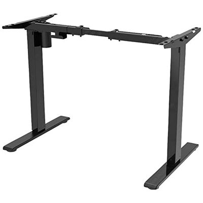 SpeaKa Professional Zit-sta-bureauframe Elektrisch in hoogte verstelbaar Hoogte: 710 tot 1210 mm (b x d) 1040 mm x 600