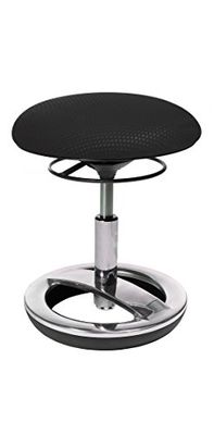 Topstar Sitness SU89BR0 – Tabouret Rond pour Enfant, avec Pied en Aluminium Poli et Housse en Tissu