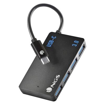 Hub USB-c - Appareil avec 4 Ports USB-A 3.0, Permet des connexions Rapides et polyvalentes, idéal pour Plusieurs appareils.
