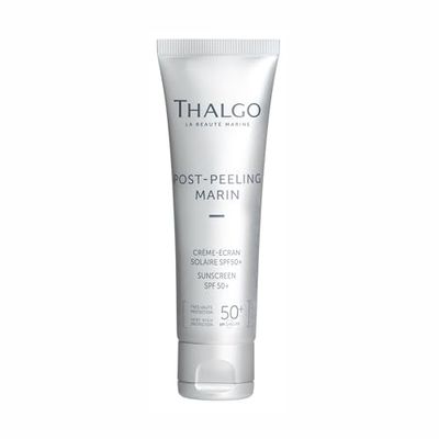 Thalgo Unisex Post-Peeling MARIN Protector SPF50 + 50 ml, Negro, Standard, Negro, jeden rozmiar