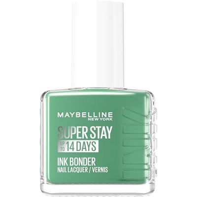 Maybelline New York - Vernis à Ongles Coloré Longue Tenue - Couleurs Intenses et Pigmentées - Renforce les Ongles Abîmés - Superstay Ink Bonder - Teinte : Sea Glass 959-12 ml