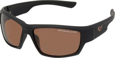 Savage Gear - Schmal Sonnenbrille Schwimmend Polarisierte Sonnenbrillen, Bärnsten, one size