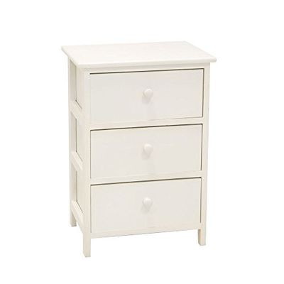 King Collection Biacchi Gianfranco C656833 cómoda - Cómodas (Blanco, 3 cajón(es), Madera, Monótono, Rectangular, Madera)