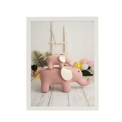 Crochetts Quadro Multicolore 33 x 43 x 2 cm Elefante
