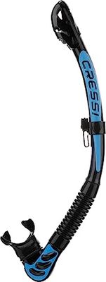 Cressi Alpha Ultra Dry - Snorkel Uitstekend geschikt voor snorkelen, apneu en duiken