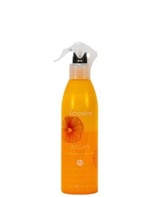 ECHOS LINE Argan Bi-Phase Après-shampoing - Conditionneur protecteur Echosline pour cheveux sensibles, traités et dévitalisés, sans rinçage, 300 ml