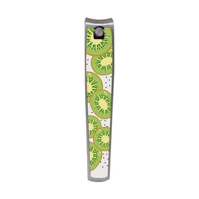 PLIC BEAUTY - Coupe-ongles Pédicure Tutti Frutti Kiwi - Acier Inoxydable - Lime et Cure-ongles Intégrés - Design Fruité - Précision et Durabilité - Accessoire Ergonomique pour Soin des Pieds