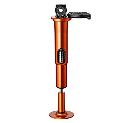 Granite Stash RT Kompakt Ratchet MTB Styrstam Multiverktyg med 9 Bits Förvarade Inuti Konisk Cykelgaffelstyrare (Orange)