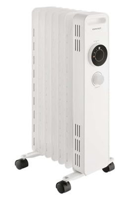 CONCEPT Hausgeräte RO3307 olieradiator, 3 warmtestanden, 7 ribben, oververhittingsbeveiliging, 1500 W