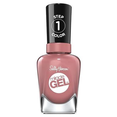 Sally Hansen Miracle Gel, Mauve-Alous, Gel-Like Nail Polish, NO UV Light Required, Chip-Resistant, Long Lasting - Up to 8 days, Easy to Use, Salon Quality Results, Vegan Formula, 14.7ml