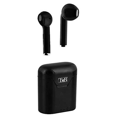 TNB EBPLAYBKTWS Auriculares TWS con Caja de Carga, Negro