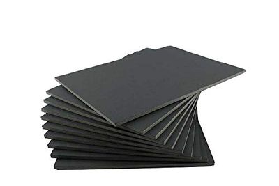 Casa di carta e carta nero Foam Board, formato A2, 420 mm x 594 mm x 5 mm di spessore, 10 fogli di gommapiuma per confezione