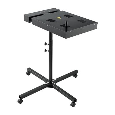 VEVOR Secador de 45 x 45 cm para Serigrafía, Control de Temperatura de 0-750 ℉, Secador de Alta Potencia con Soporte Ajustable en Altura, Rotación de 360°, Máquina de Curado de Camisetas 3000 W