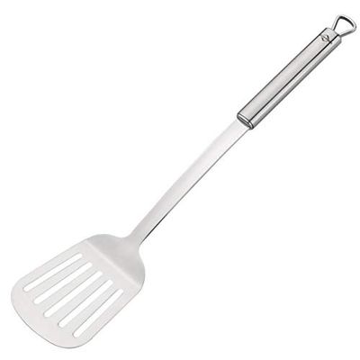 Kuchenprofi Parma Spatule à Tourner en Acier Inoxydable avec Manche Triangulaire
