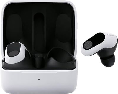 Sony INZONE Buds - Draadloze game-oordopjes, 360-ruimtelijk geluid, licht en comfortabel, Noise Cancelling, AI-microfoon, 24-uur batterij, dongle met lage latentie, compatibel met pc en PS5 - Wit