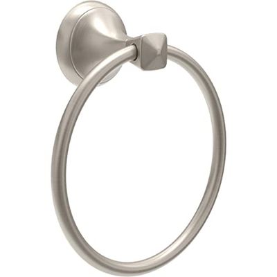 Esato - Anello porta asciugamani in nichel spazzolato
