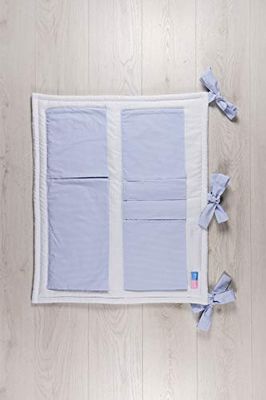 Robert Osswald 1.1.5.1.1.1-K01-06 Utensilo met zakken - 75 cm x 70 cm - voor het kinderbed, violet