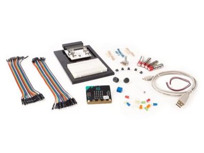 Whadda Kit Micro:bit® pour programmeurs avancés avec compatibilité Raspberry Pi, Matrice LED 5x5, Bluetooth BLE et magnétomètre 3D, idéal pour Les utilisateurs avancés en Programmation et