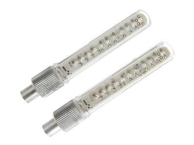 Torcia decorativa a LED per bicicletta con luci a ruote multicolore, ideale per illuminare e personalizzare la tua bici durante le passeggiate notturne.