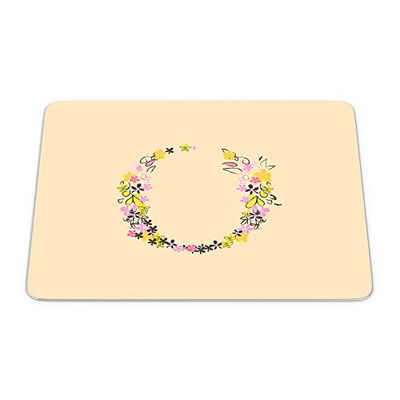 Bonamaison, Tapis de Souris Rectangle Imprimé Numériquement, Fond Antidérapant, pour Bureau et Maison, Taille: 22x18cm