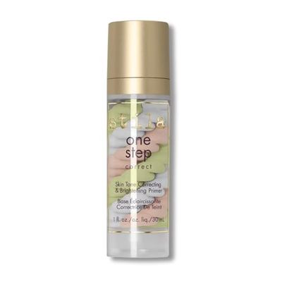 Stila One Step Correct Skin Tone Color Corrector – All in 1 Brightening Primer Serum & Make-up Primer for Even Skin - 30ml