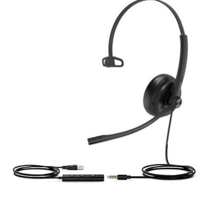 Yealink UH34 SE Mono UC USB-A Monaural Headset with Noise Cancelling Microphone