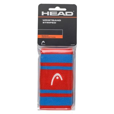 HEAD Unisex vuxen armband randig 5, hibiskus/orange, 12,7 cm