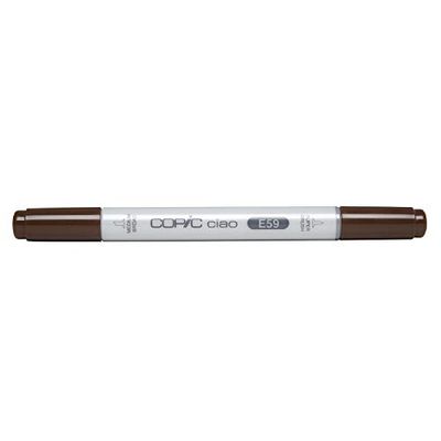 COPIC Ciao Marcador Gráfico de Doble Punta, Marrón (Walnut), 1.4 ml