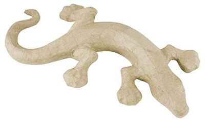 Décopatch SA117O - Un support en papier brun mâché 31x16,5x4,5 cm, Salamandre
